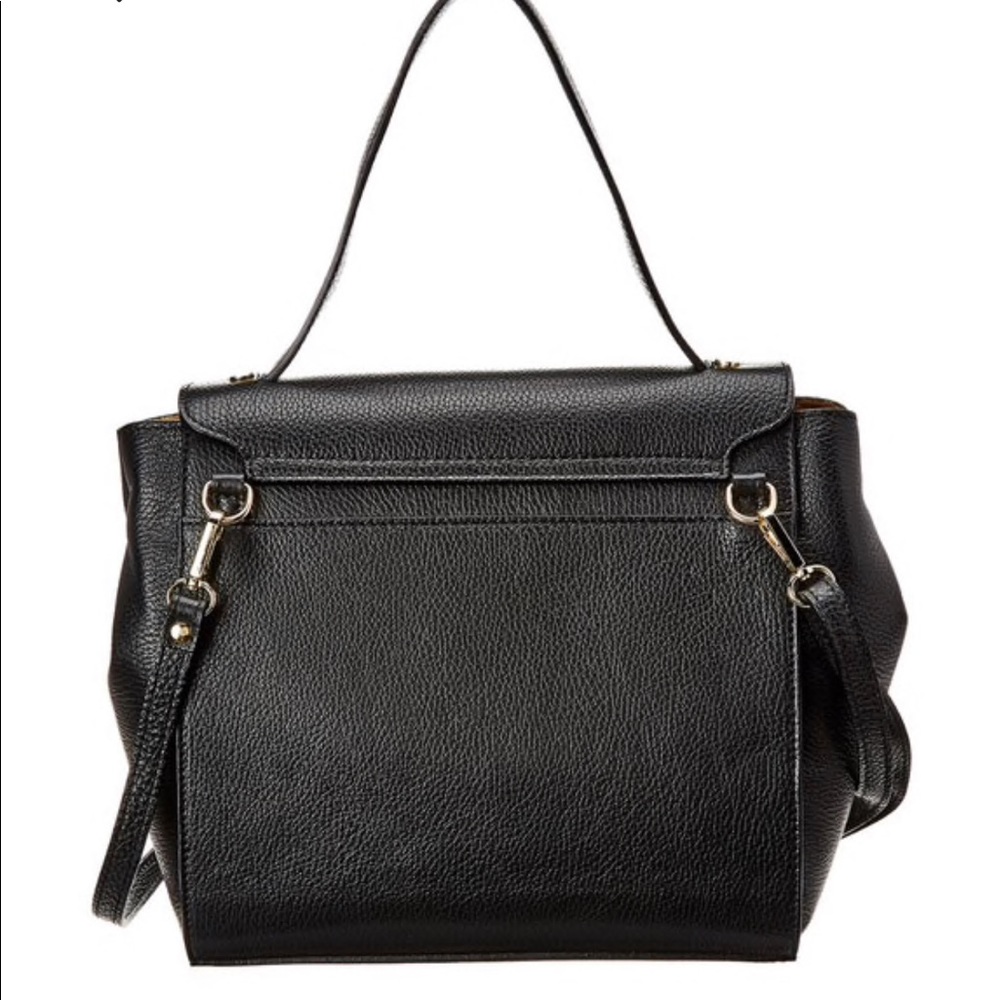 Georgia Costa Farrah Black Leather Shoulder Bag - Picture 4 of 7
